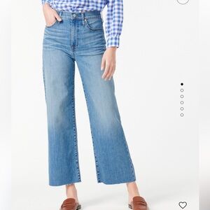 JCrew Slim Wide Leg Jeans - French Blue